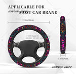 Load image into Gallery viewer, Mexican Flower Steering Wheel Cover
