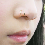 Load image into Gallery viewer, Double Layers Stainless Steel Nose Ring
