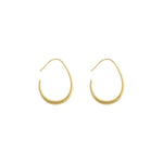 Load image into Gallery viewer, Geometric Oval Hoop Earrings
