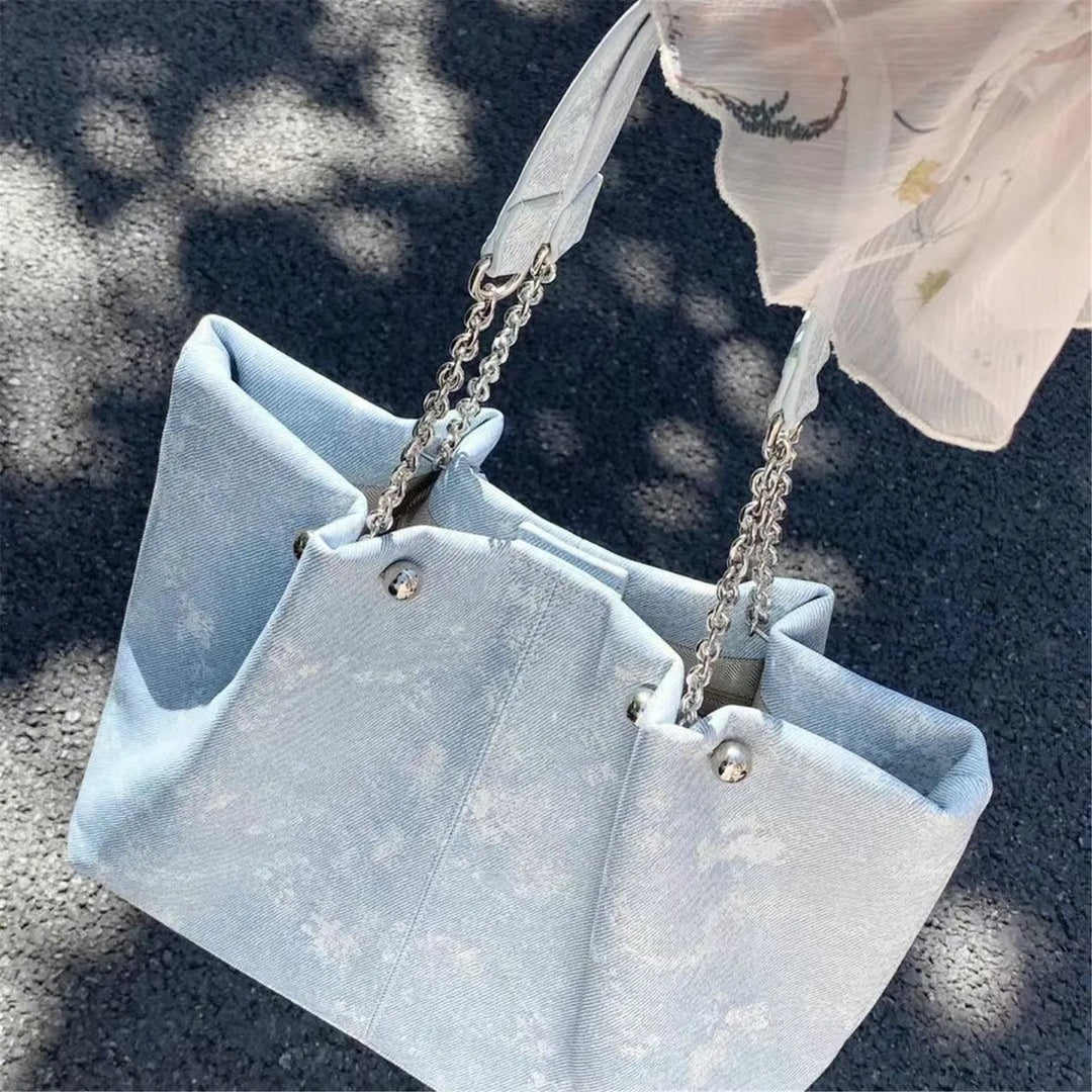 Trendy Fashion Blue Shoulder Bag