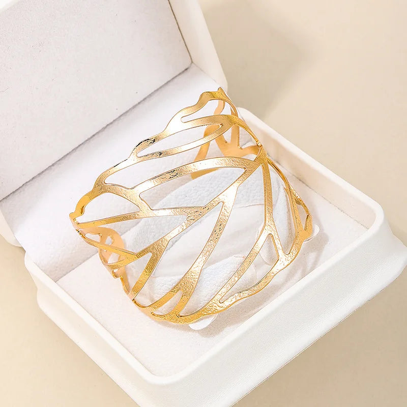 Trendy Feather Cuff Bracelet