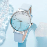 Load image into Gallery viewer, Blue Rhinestone Quartz Watch &amp; Jewelry Set
