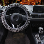 Load image into Gallery viewer, Leopard Print Plush Car Steering Wheel Cover
