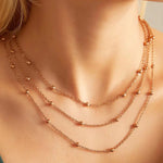 Load image into Gallery viewer, Stainless Steel Multi-Layer 18K Gold Plated Necklace
