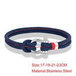 Load image into Gallery viewer, Navy Blue Braided Rope Bracelet
