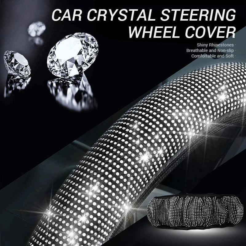 Crystal Rhinestone Steering Wheel Cover