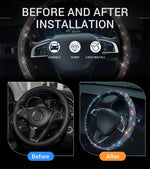 Load image into Gallery viewer, Crystal Rhinestone Steering Wheel Cover
