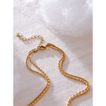 Load image into Gallery viewer, Stainless Steel Chain Double Layered Necklace
