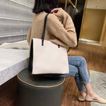 Load image into Gallery viewer, Large Capacity PU Soft Leather Tote Bag
