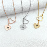 Load image into Gallery viewer, Custom Engraved Love Heart Necklace
