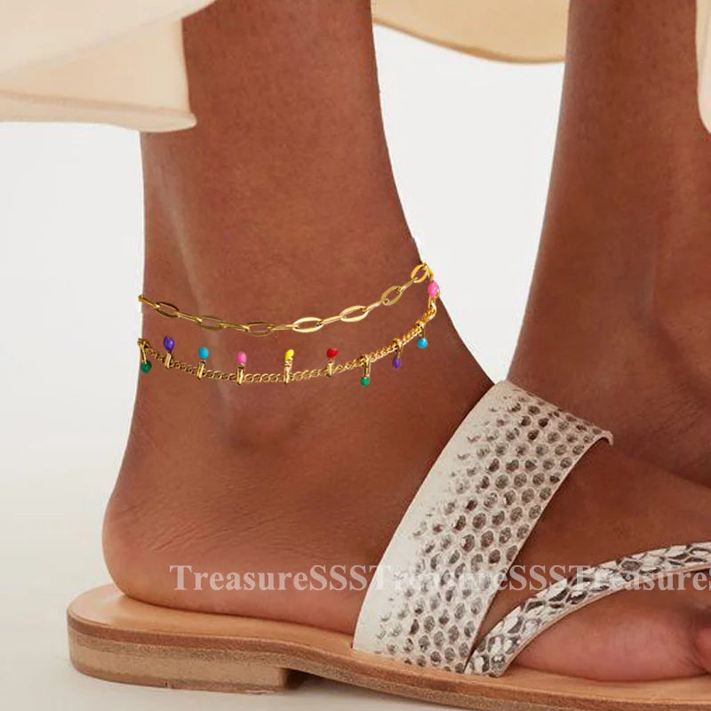 Stainless Steel Anklet for Women