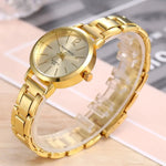 Load image into Gallery viewer, Luxury Gold Bracelet Watch Set
