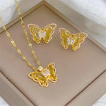 Load image into Gallery viewer, Butterfly Light Luxury Jewelry Set
