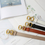 Load image into Gallery viewer, Fashion PU Leather Belt with Metal Buckle
