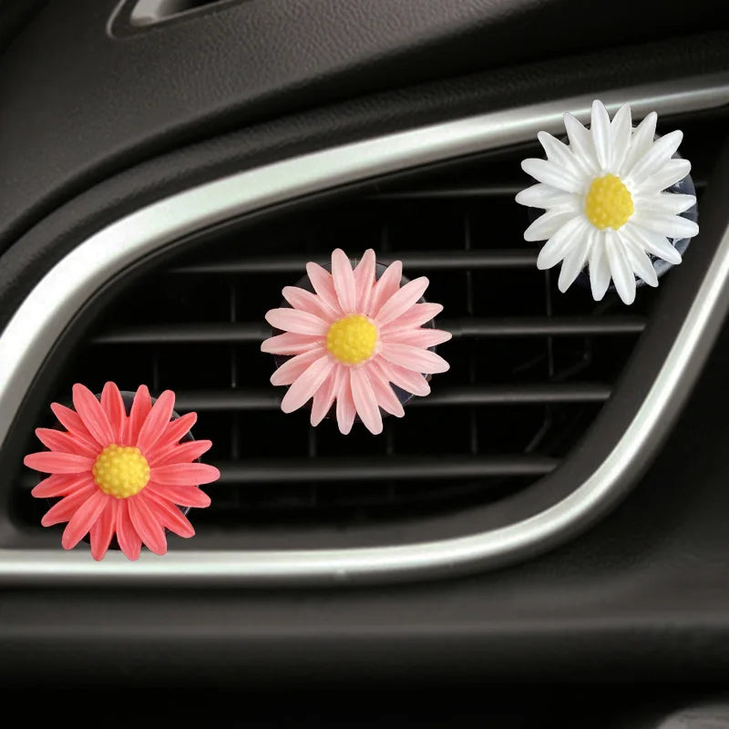 Daisy Car Air Freshener Clip