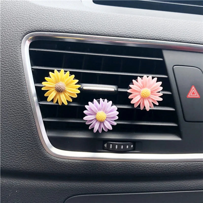 Daisy Car Air Freshener Clip