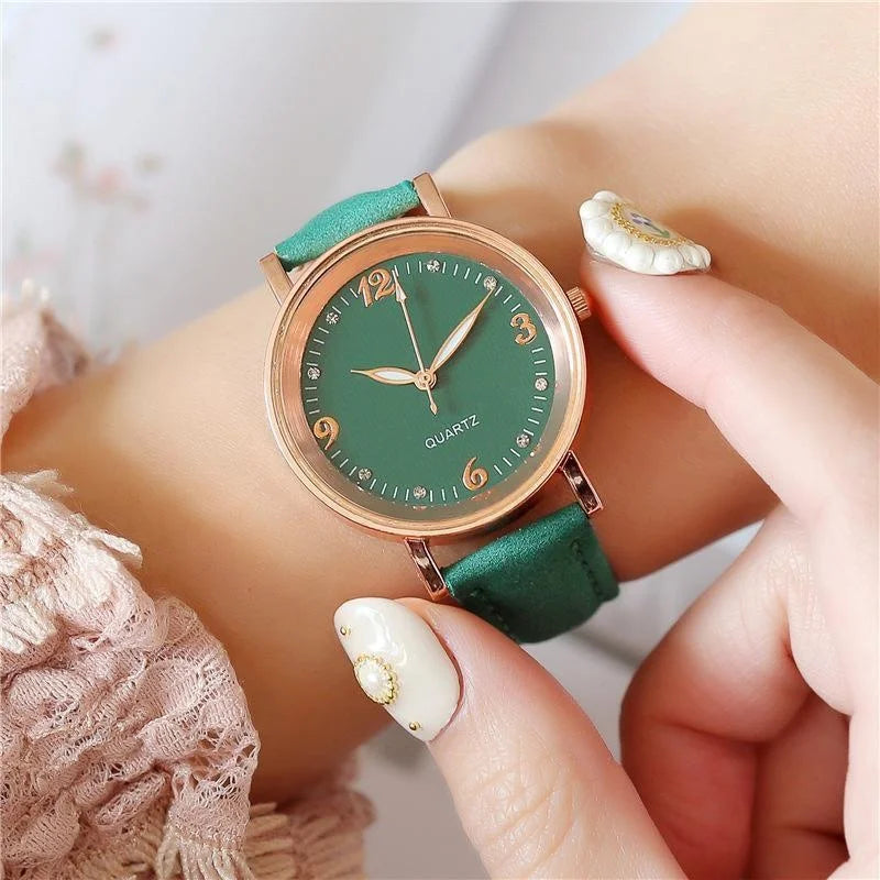 Leather Band Luxury Quartz Watch