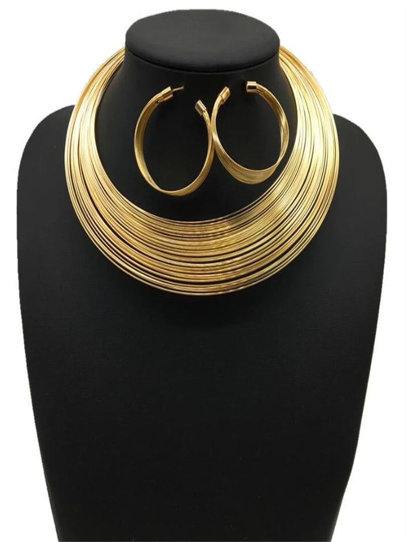 Gold-Plated Alloy Jewelry