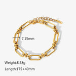 Load image into Gallery viewer, Gold Plated Knot Chain Bracelet
