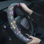 Load image into Gallery viewer, Crystal Rhinestone Steering Wheel Cover
