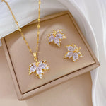 Load image into Gallery viewer, Maple Leaf Luxury Jewelry Set
