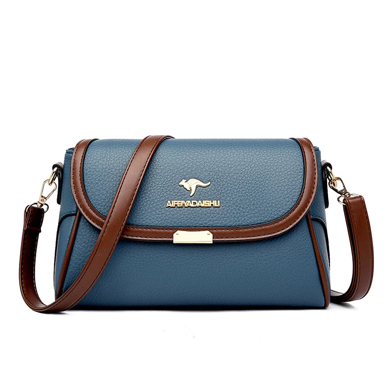 Solid Color Designer Crossbody Bag