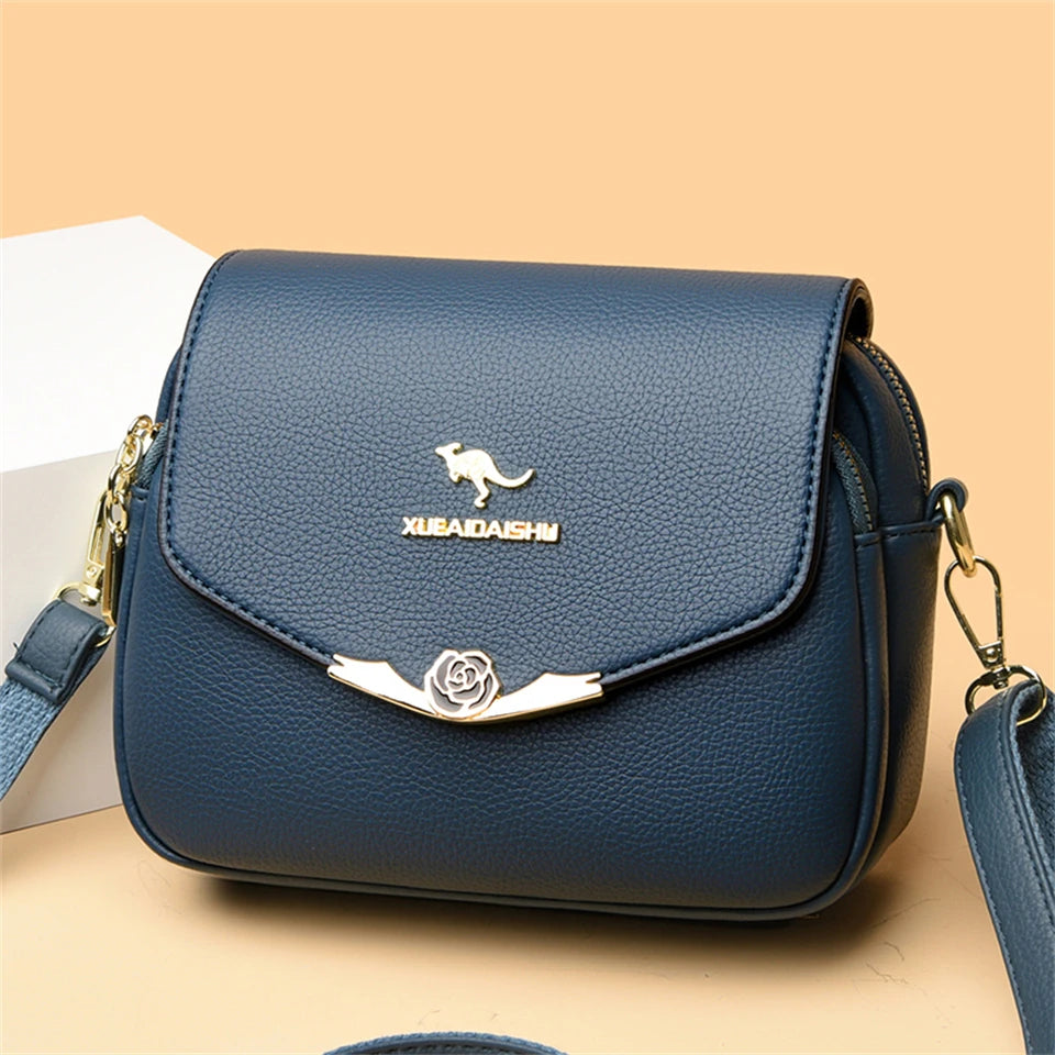 Elegant Soft Leather Shoulder Bag