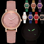 Load image into Gallery viewer, Leather Band Luxury Quartz Watch
