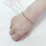 Load image into Gallery viewer, Gold Plated Metal Ball Bracelet
