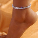 Load image into Gallery viewer, CZ Chain Anklet
