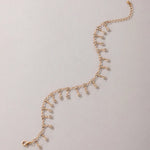 Load image into Gallery viewer, Rhinestone Tassel Anklet
