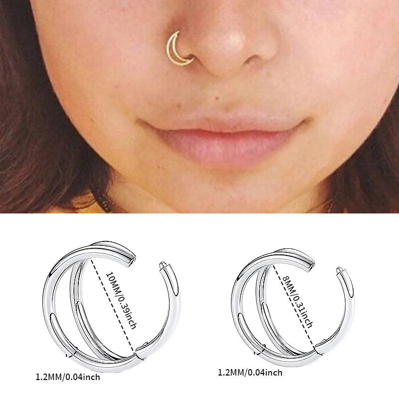 Black Septum Nose Ring