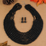 Load image into Gallery viewer, Multi-Layer Wooden Bead Jewelry Set
