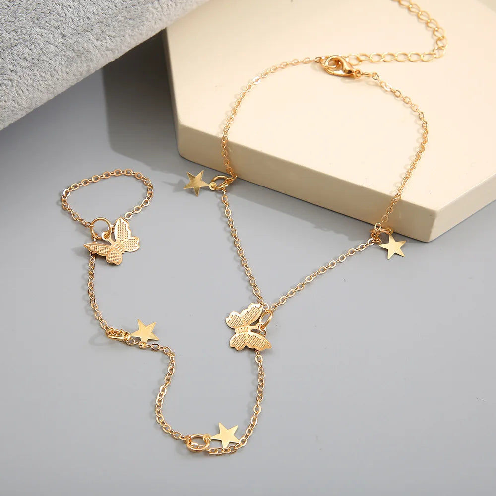 Butterfly Pendant Toe Anklet