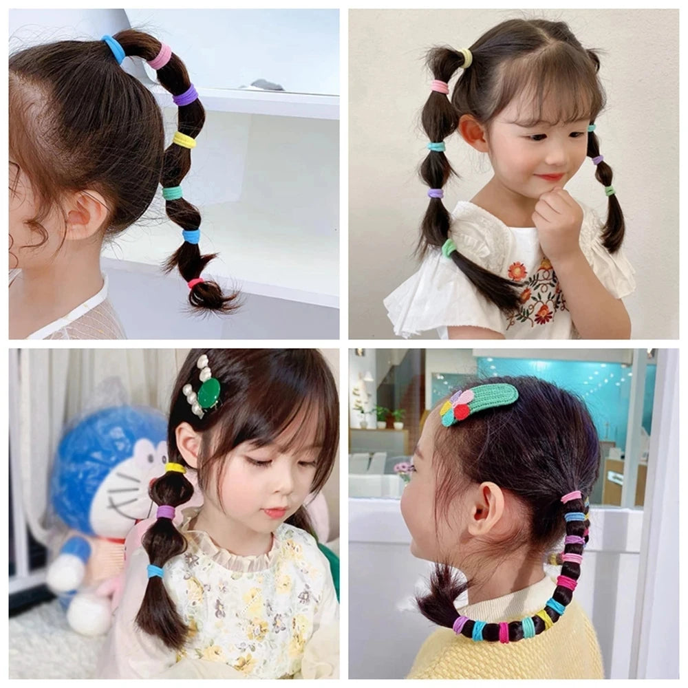 Colorful Kids Elastic Hair Bands