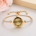 Load image into Gallery viewer, Cute Women&#39;s Steel Belt Bracelet Quartz Watch
