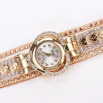 Load image into Gallery viewer, Retro Diamond Winding Bracelet Watch
