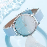 Load image into Gallery viewer, Blue Rhinestone Quartz Watch &amp; Jewelry Set
