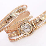 Load image into Gallery viewer, Retro Diamond Winding Bracelet Watch
