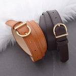 Load image into Gallery viewer, Women’s Fashion Pin Buckle PU Leather Belt for Jeans &amp; Cargo Pants
