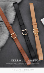 Load image into Gallery viewer, Women’s Fashion Pin Buckle PU Leather Belt for Jeans &amp; Cargo Pants
