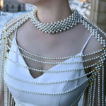 Load image into Gallery viewer, Pearl Fringe Body Chain
