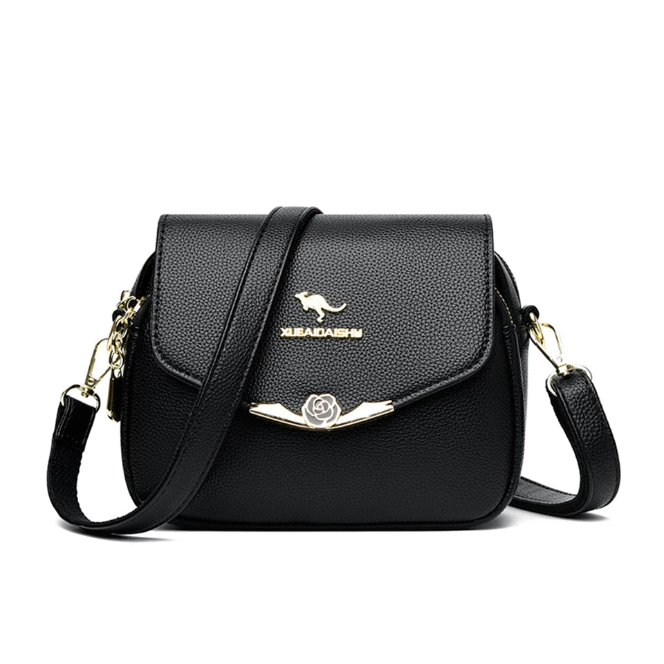 Elegant Soft Leather Shoulder Bag