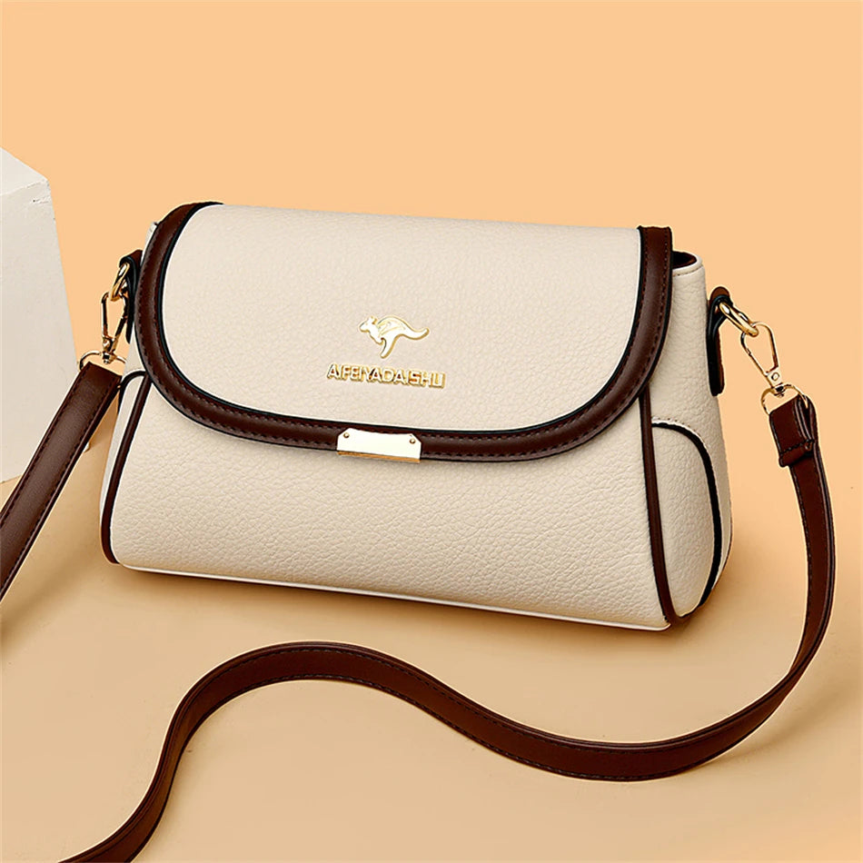 Solid Color Designer Crossbody Bag