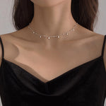 Load image into Gallery viewer, Round Bead Clavicle Necklace - 925 Sterling
