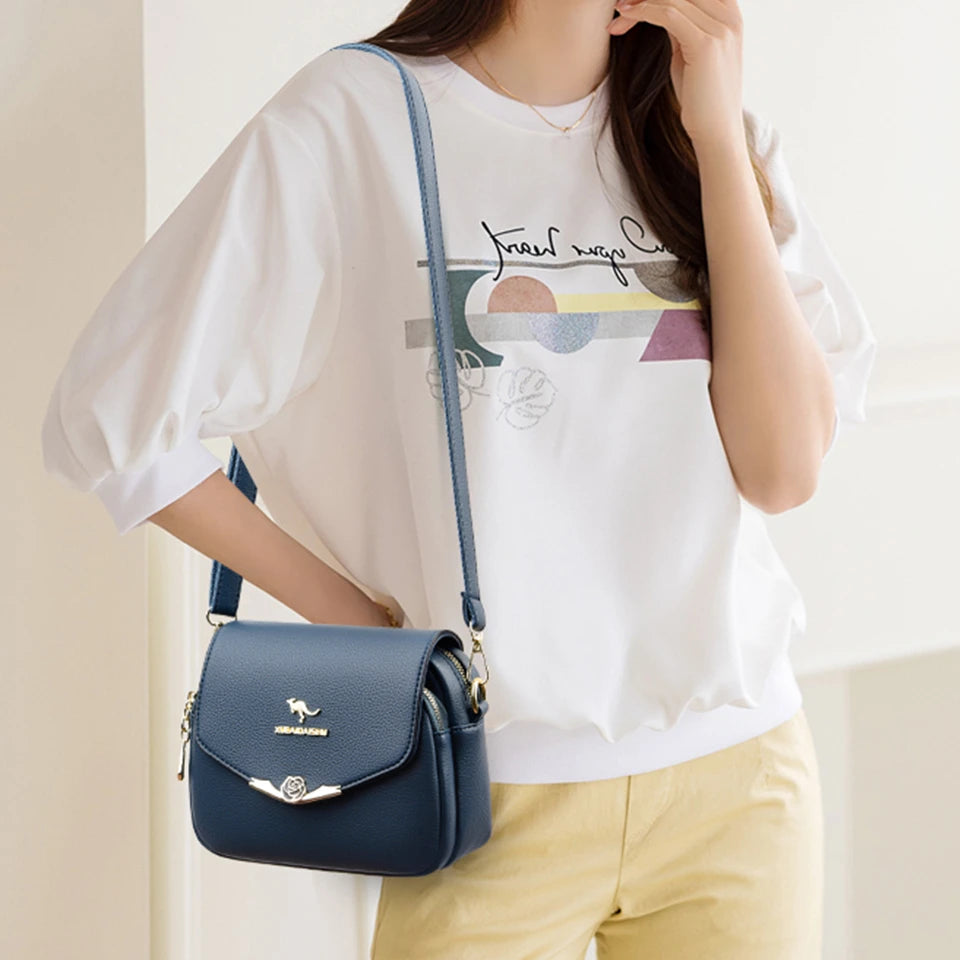 Elegant Soft Leather Shoulder Bag