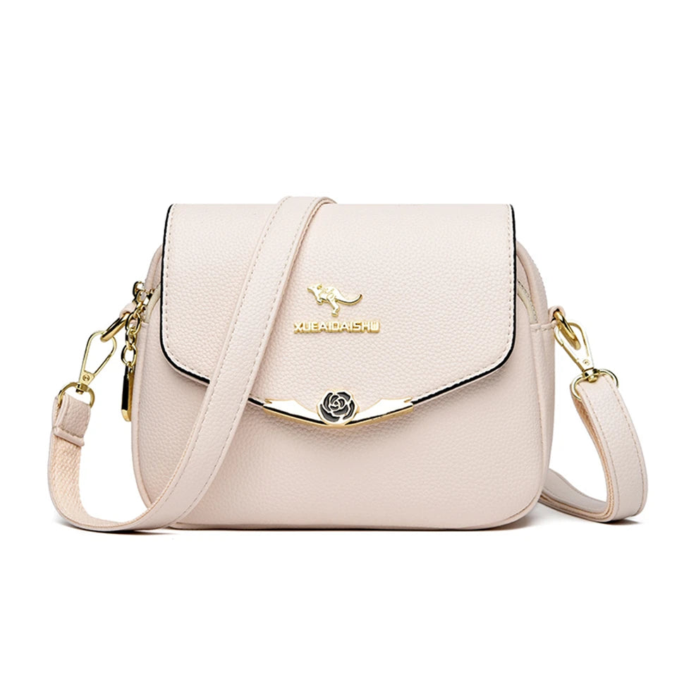 Elegant Soft Leather Shoulder Bag