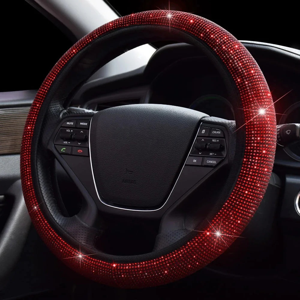 Bling Rhinestone Steering Wheel Cover