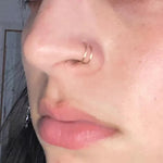 Load image into Gallery viewer, Double Layers Stainless Steel Nose Ring
