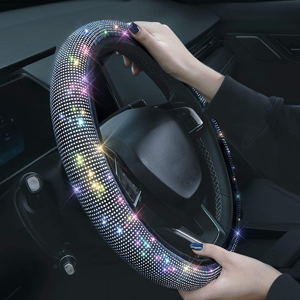 Bling Rhinestone Steering Wheel Cover